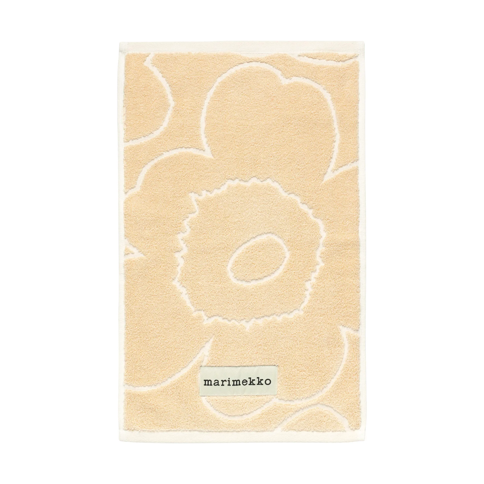 Piirto Unikko gæstehåndklæde 30x50 cm, Beige Marimekko