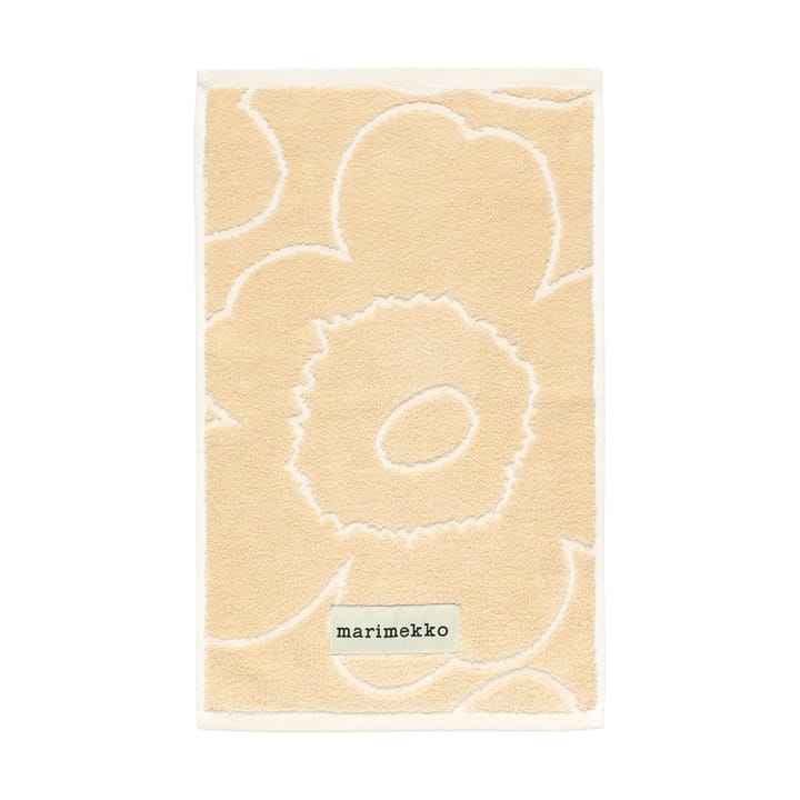 Piirto Unikko gæstehåndklæde 30x50 cm - Beige - Marimekko