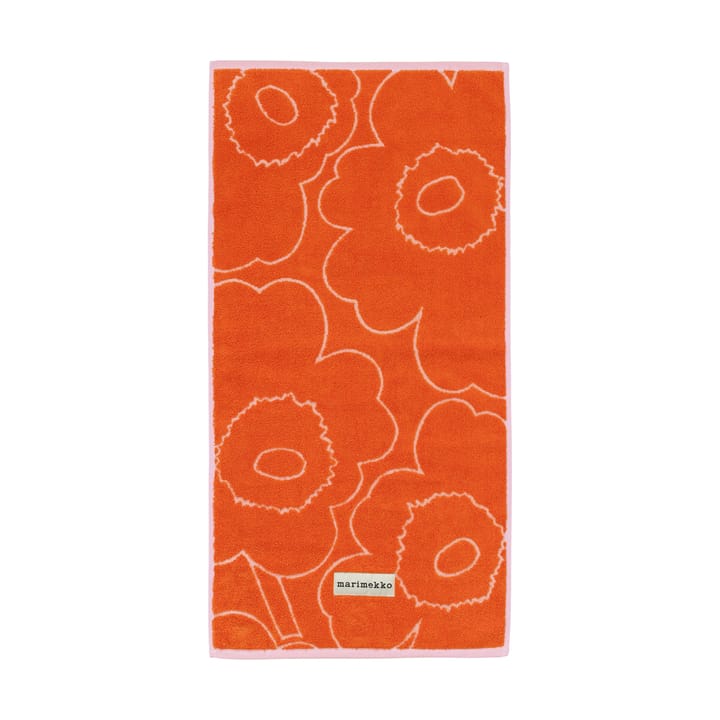 Piirto Unikko håndklæde 50x100 cm - Burnt orange-pink - Marimekko