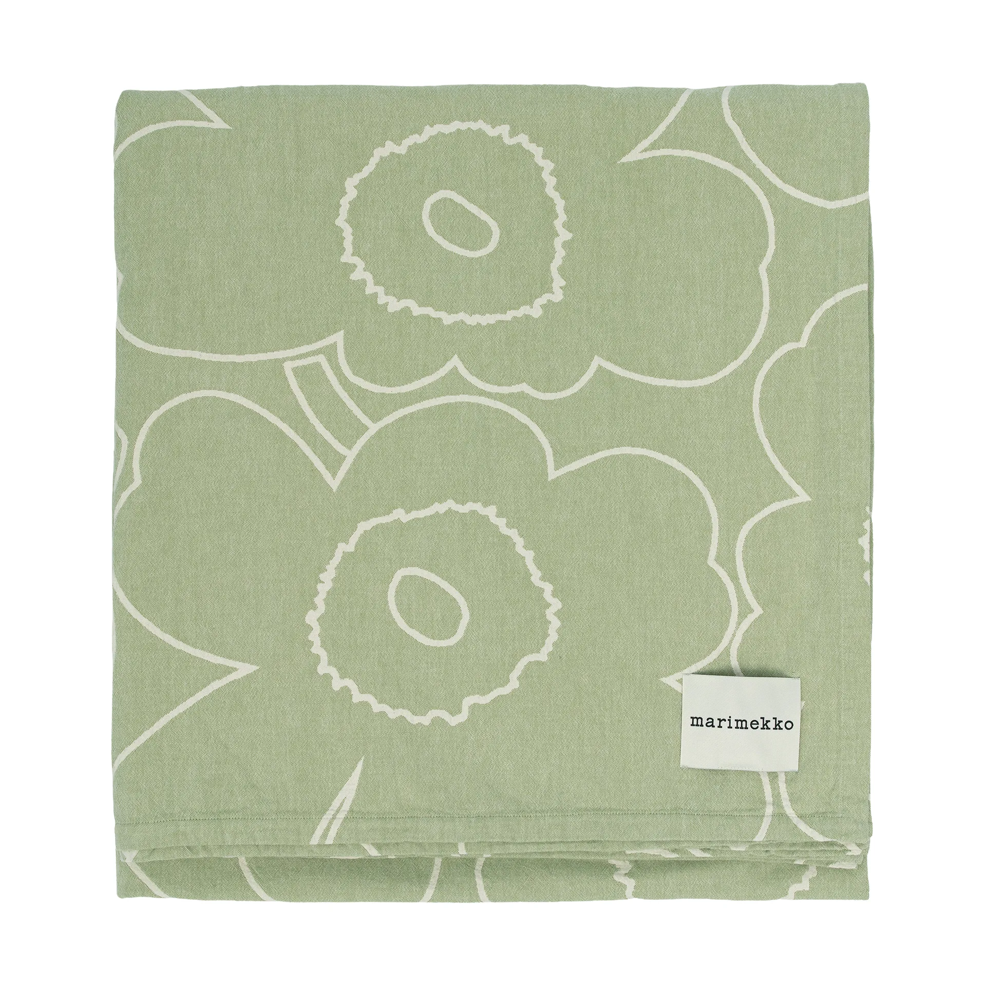 Piirto Unikko sengetæppe 260x260 cm, Pear-off white Marimekko
