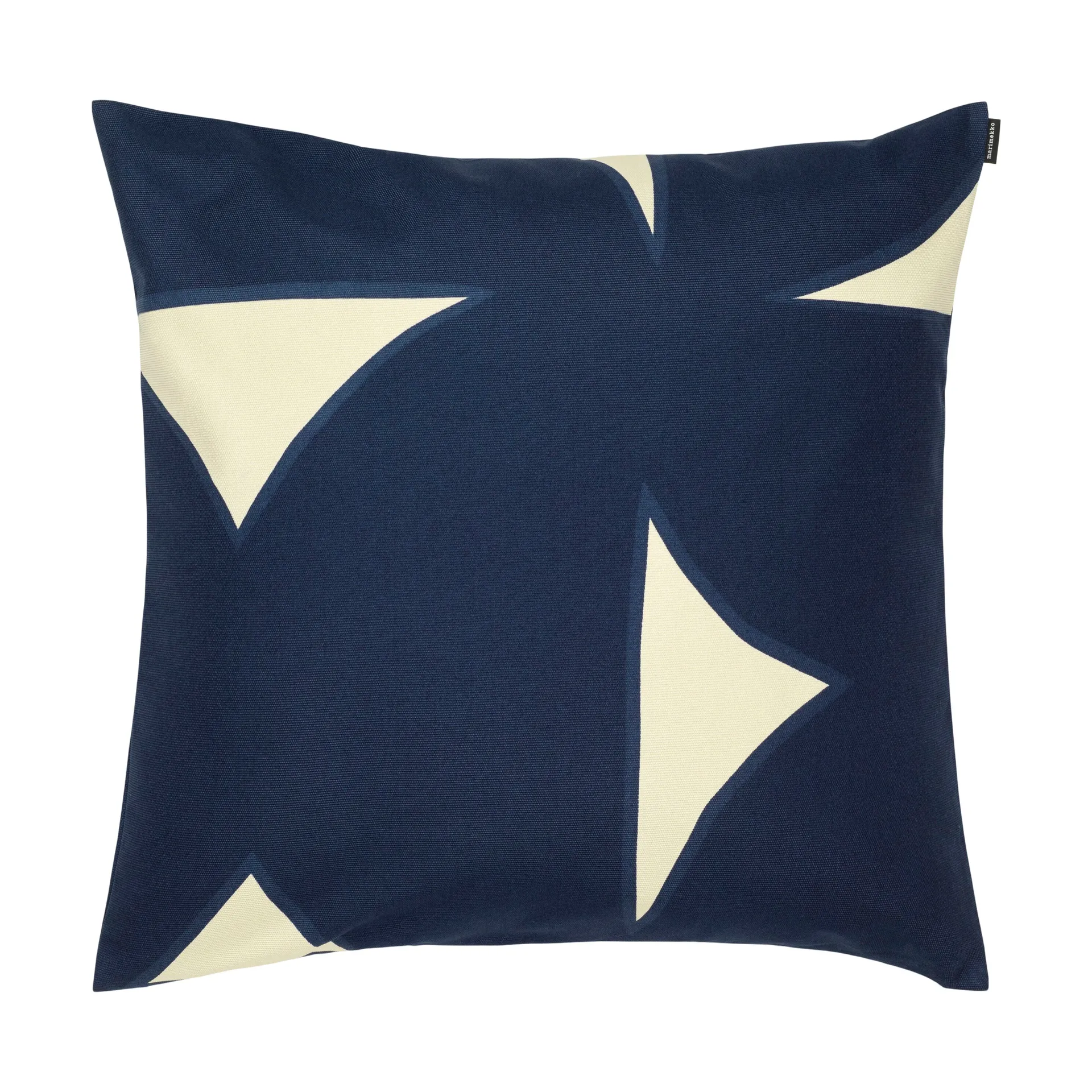 Pitkospuut pudebetræk 60x60 cm, Sand-dark blue Marimekko