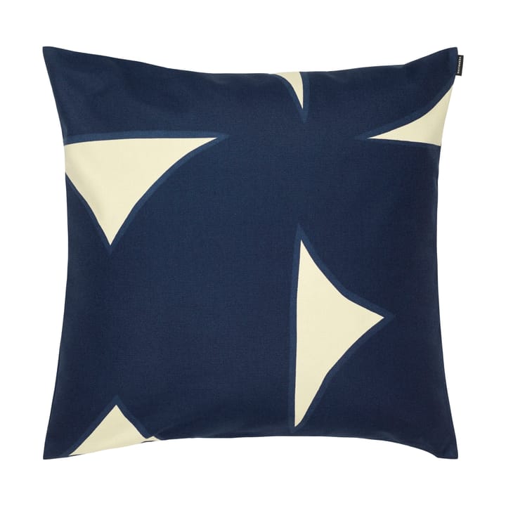 Pitkospuut pudebetræk 60x60 cm - Sand-dark blue - Marimekko