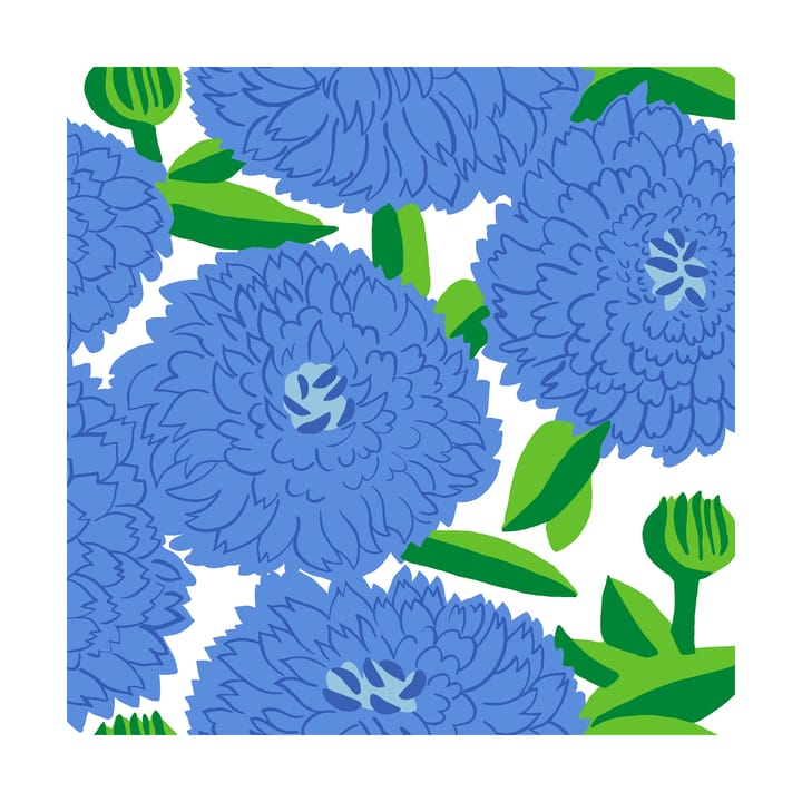 Primavera servietter 33x33 cm 20-pak - Blue - Marimekko