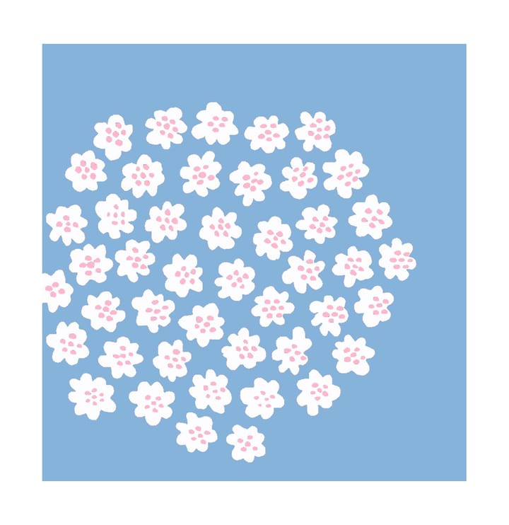 Puketti serviet 33x33 cm 20-pak - Light Blue - Marimekko