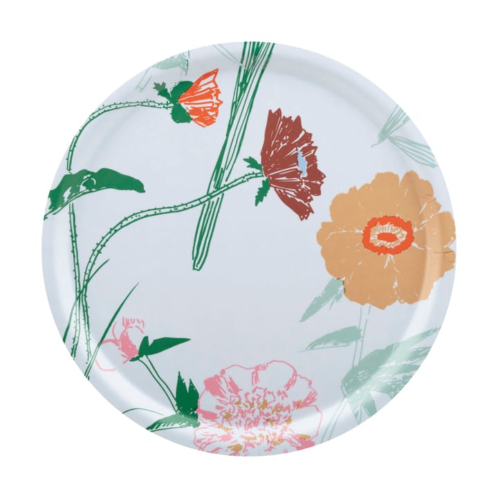 Puutarhakutsut bakke Ø31 cm - White-green-beige-light pink - Marimekko