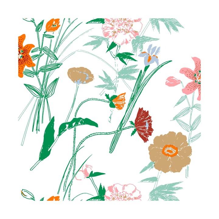 Puutarhakutsut serviet 33x33 cm 20-pak - White - Marimekko