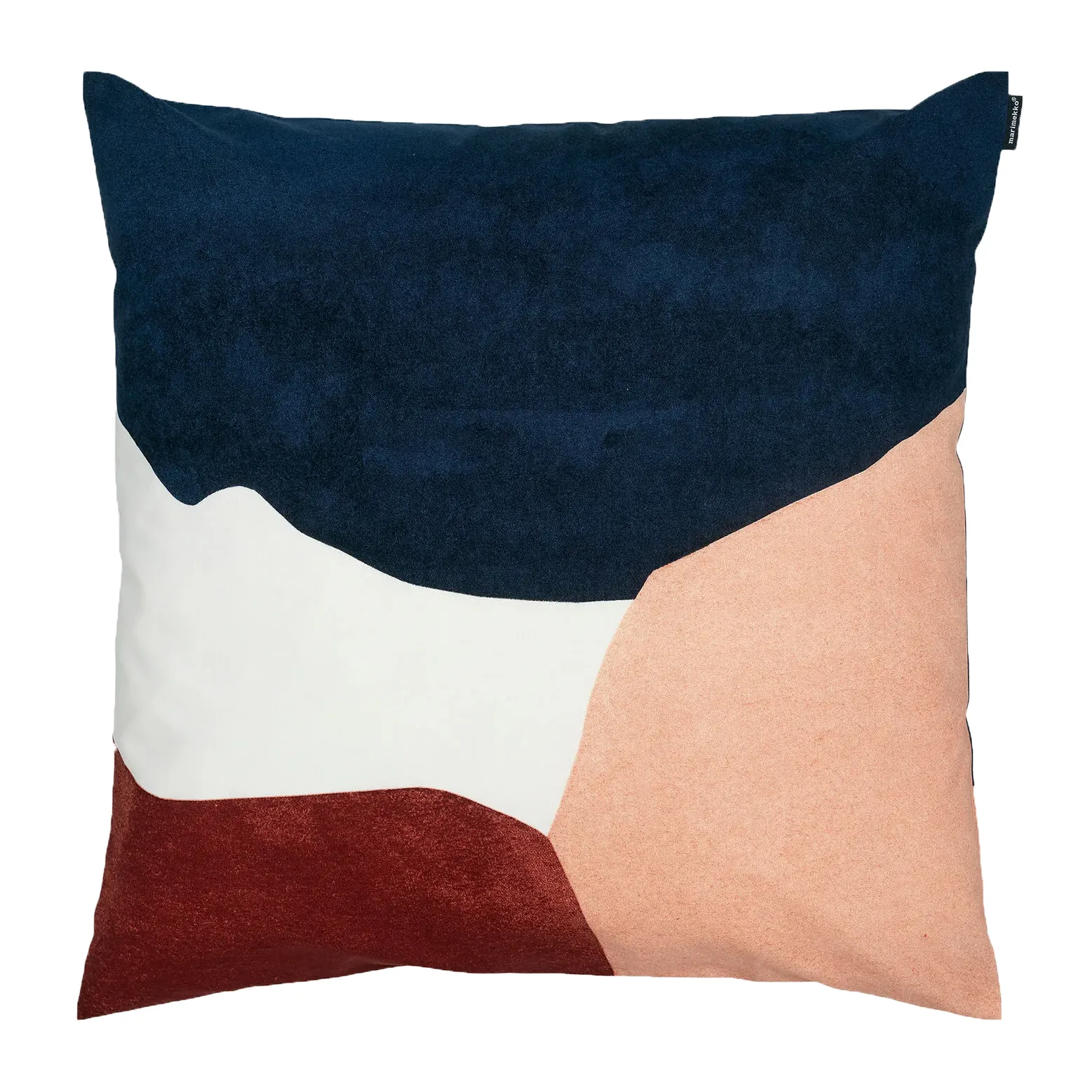Pyykkipäivä pudebetræk 50x50 cm, Hvid/Blå/Brun Marimekko