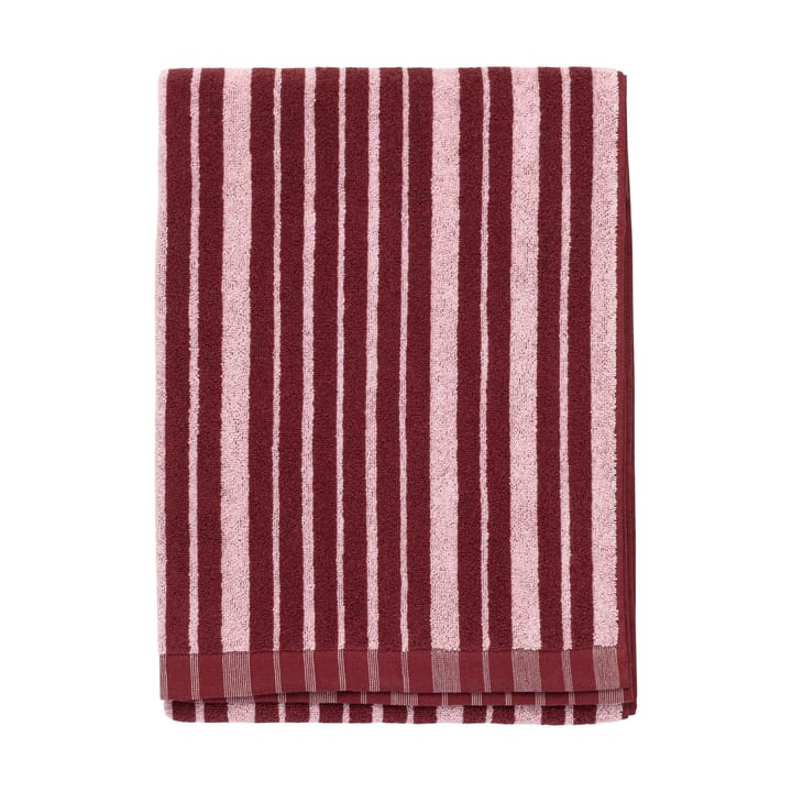 Raide badehåndklæde 70x150 cm - Bordeaux-rosa - Marimekko