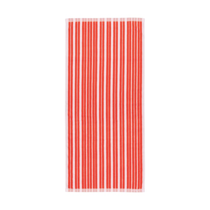 Raide badehåndklæde 70x150 cm - Red-light pink - Marimekko