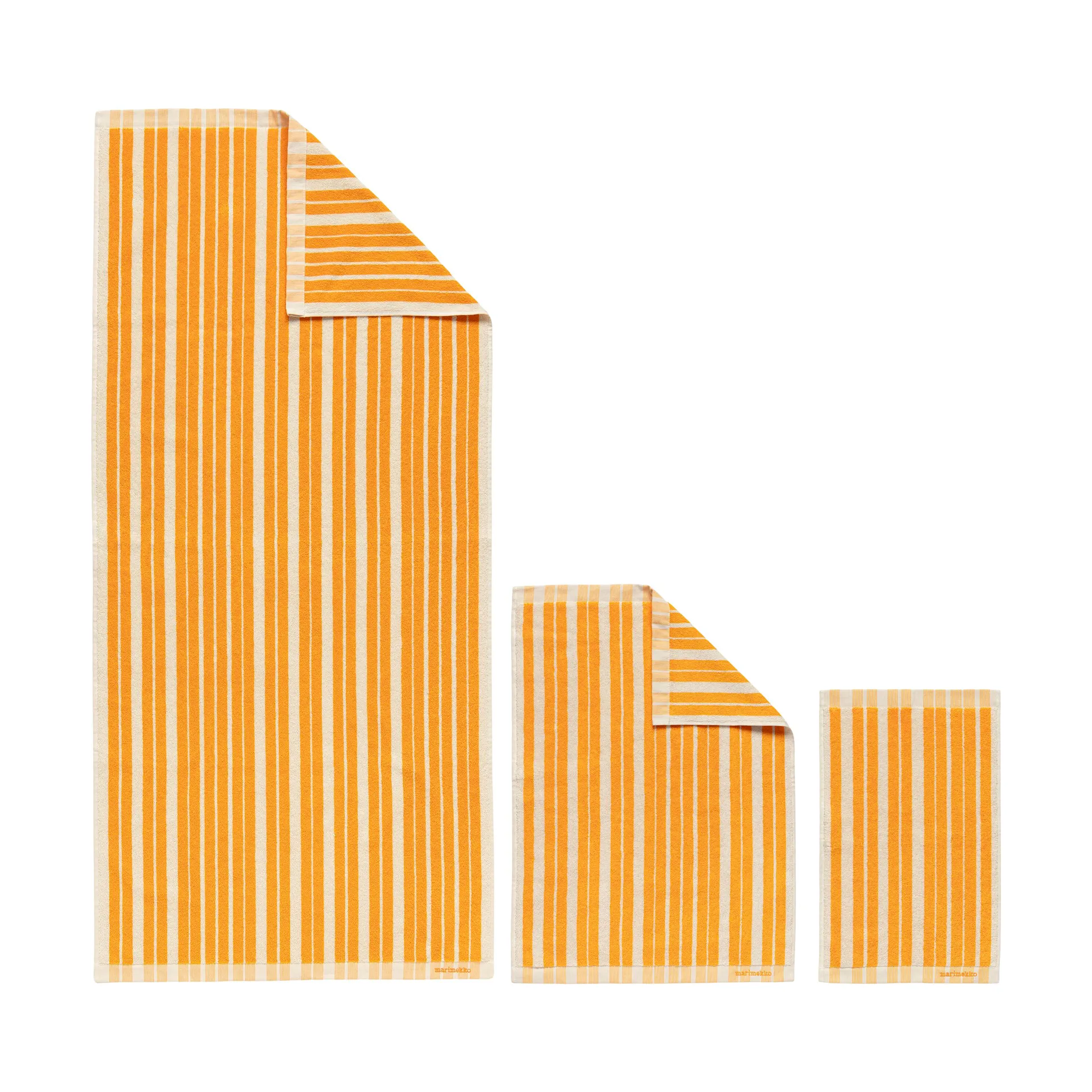 Raide gæstehåndklæde 30x50 cm, Yellow Marimekko