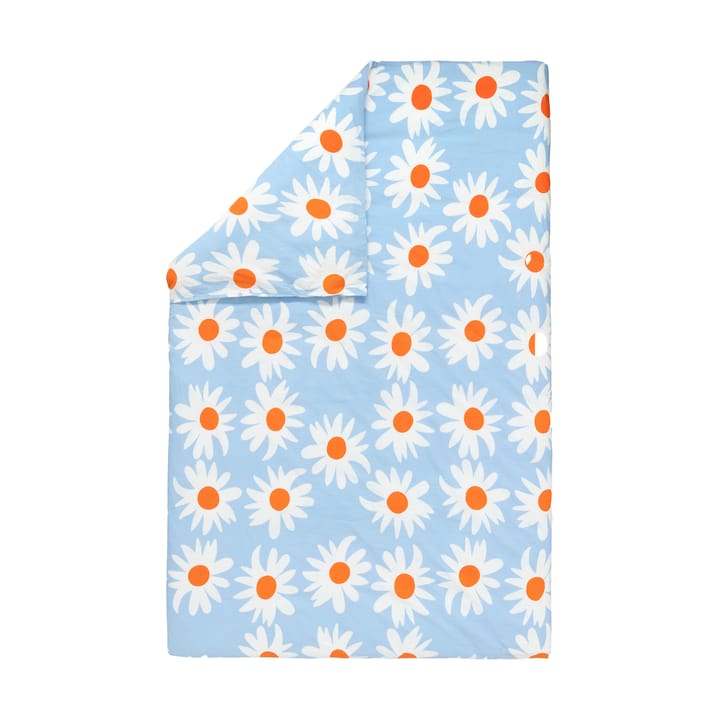 Rakastaa ei rakasta dynebetræk 150x210 cm - Orange-Off-white-light blue - Marimekko
