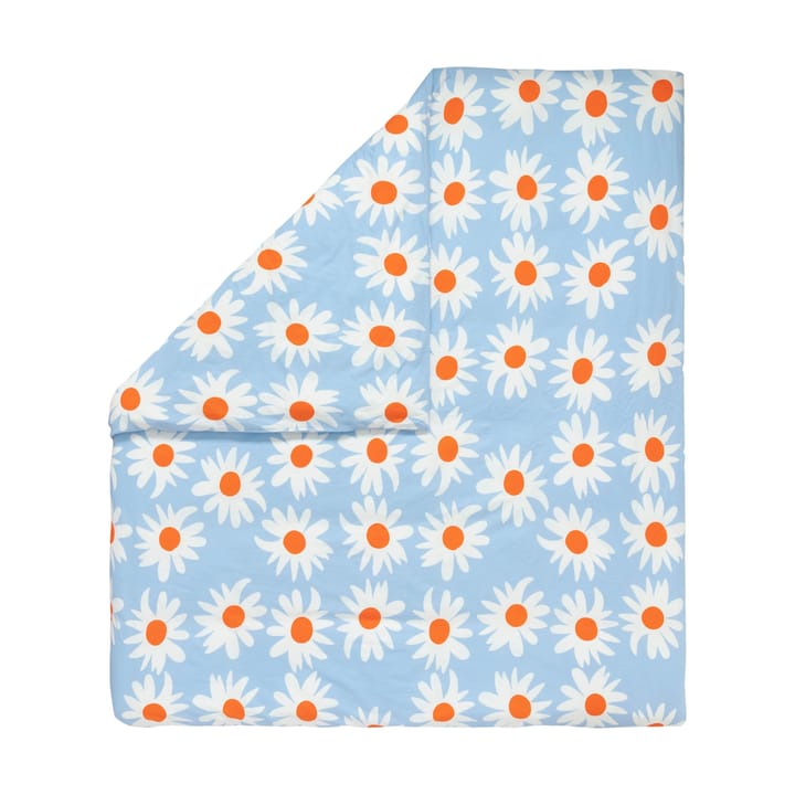 Rakastaa ei rakasta dynebetræk 240x220 cm - Orange-Off-white-light blue - Marimekko