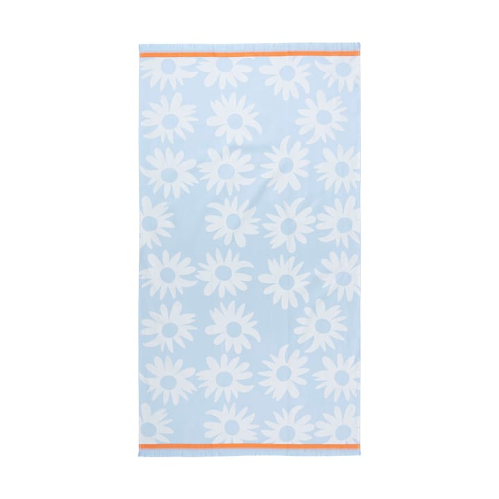 Rakastaa ei rakasta hamam badehåndklæde 91x165 cm - Orange-Off-white-light blue - Marimekko