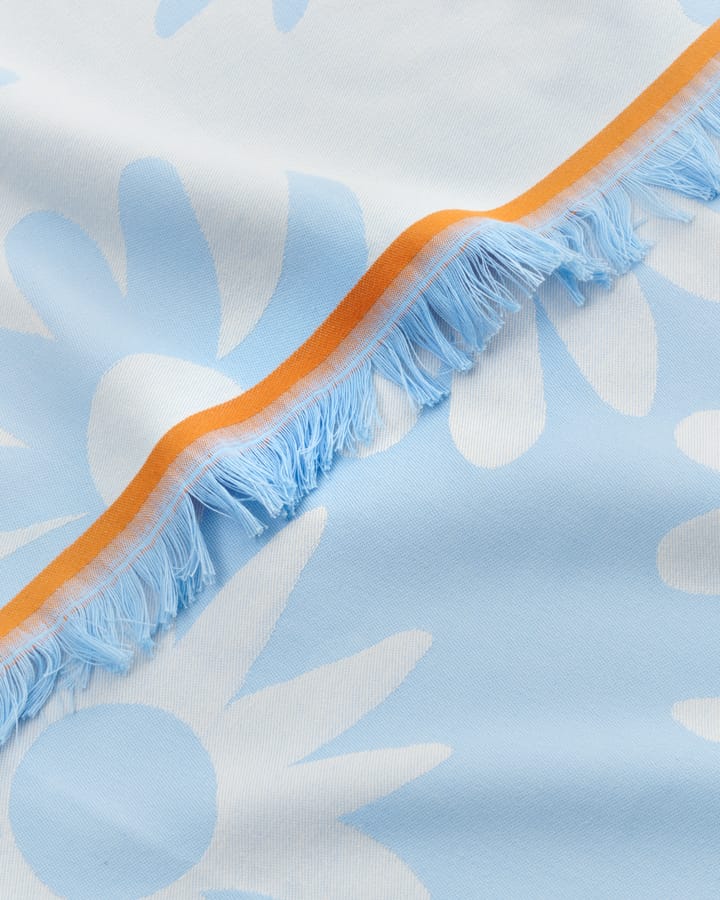 Rakastaa ei rakasta hamam badehåndklæde 91x165 cm, Orange-Off-white-light blue Marimekko