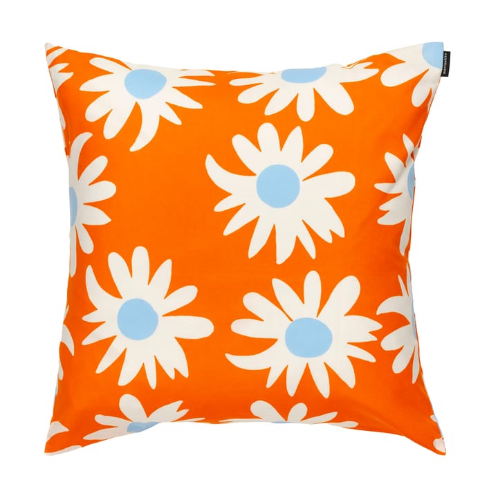 Rakastaa ei rakasta pudebetræk 50x50 cm - Orange-Off-white-light blue - Marimekko