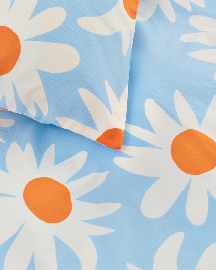 Rakastaa ei rakasta pudebetræk 50x60 cm, Orange-Off-white-light blue Marimekko