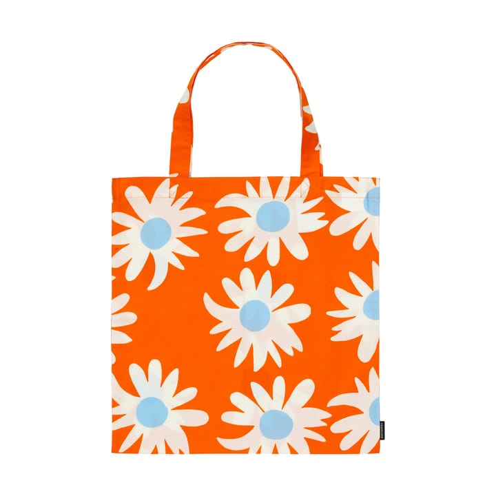 Rakastaa ei rakasta taske 44x43 cm - Orange-Off-white-light blue - Marimekko
