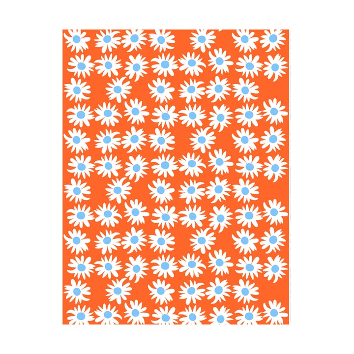 Rakastaa ei rakasta voksdug - Orange-Off-white-light blue - Marimekko