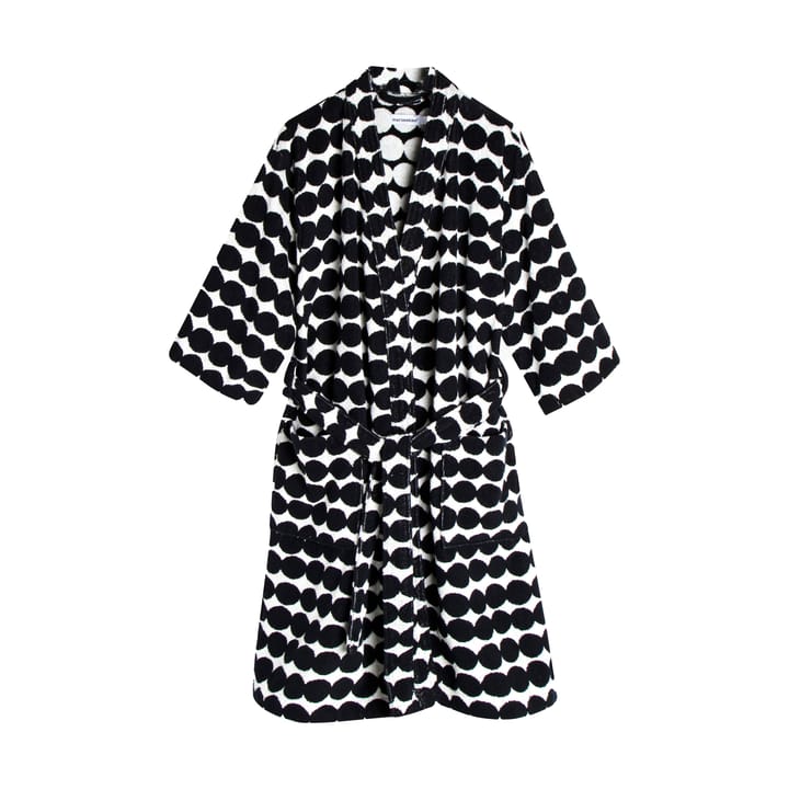 Räsymatto badekåbe - Sort, L - Marimekko