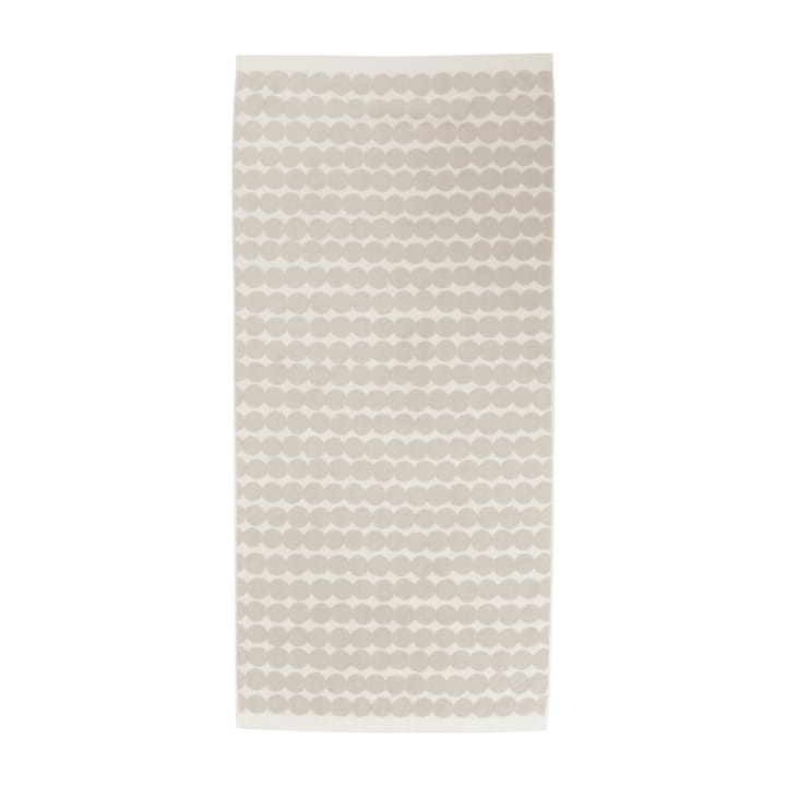 Räsymatto håndklæde beige - Badehåndklæde 70x150 cm - Marimekko