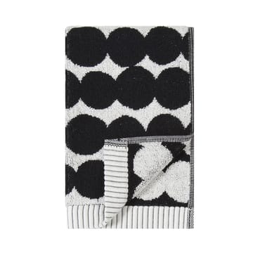 Räsymatto håndklæde sort - gæstehåndklæde 30 x 50 cm - Marimekko