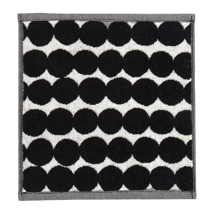 Räsymatto håndklæde sort - Minihåndklæde 30x30 cm - Marimekko