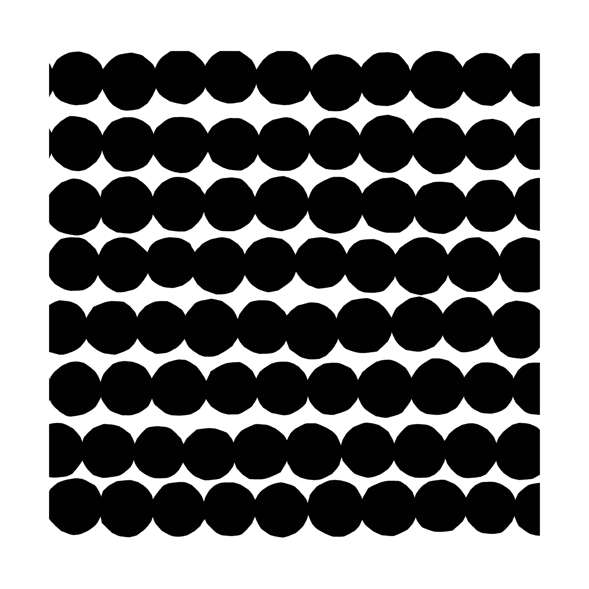 Räsymatto servietter 33x33 cm 20-pak, Black-White Marimekko