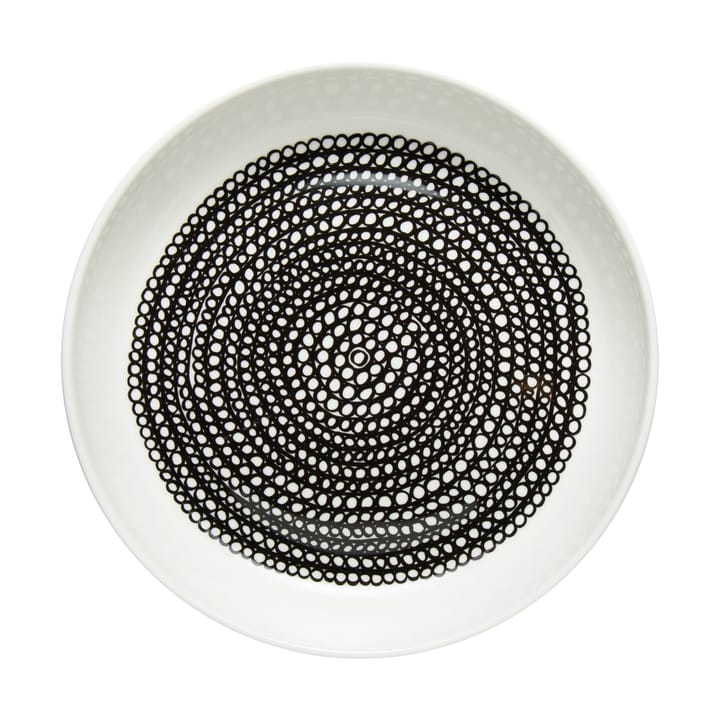 Räsymatto tallerken Ø20,5 cm - Hvid/Sort - Marimekko