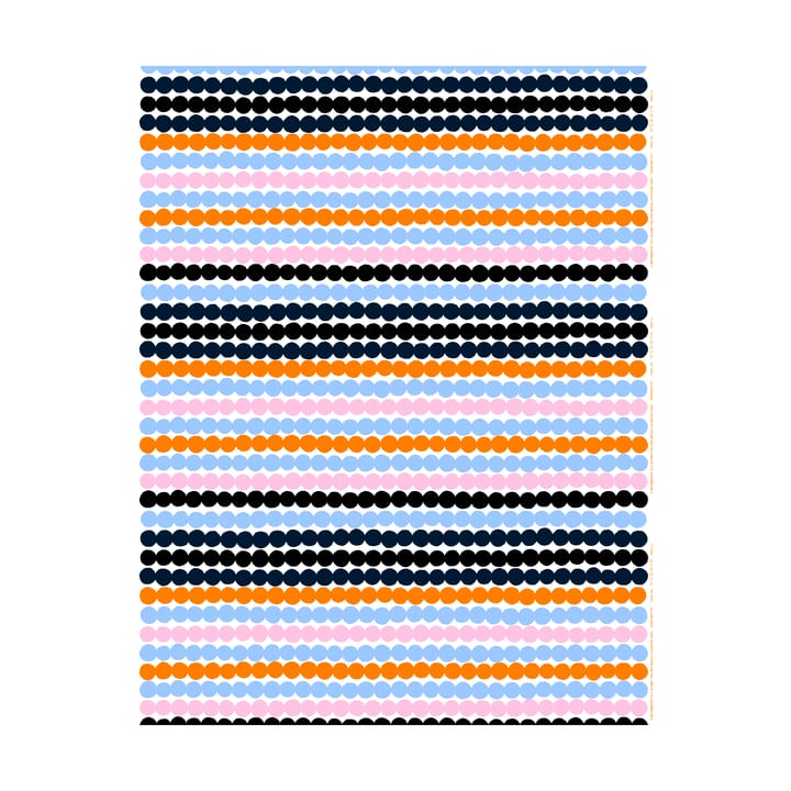 Räsymatto tekstil - White-light blue-orange-pink - Marimekko