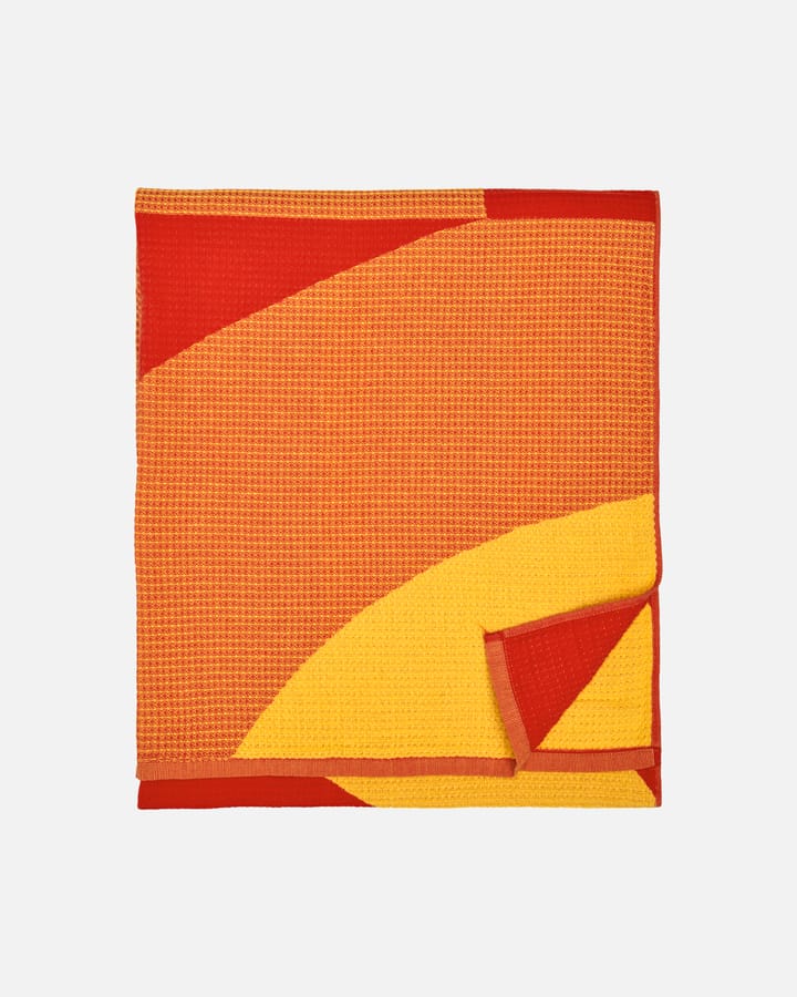 Savanni strandhåndklæde 100x180 cm, Rød/Gul Marimekko