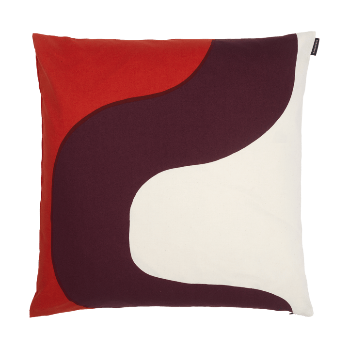 Seireeni pudebetræk 50x50 cm - Cotton-burgundy-red - Marimekko