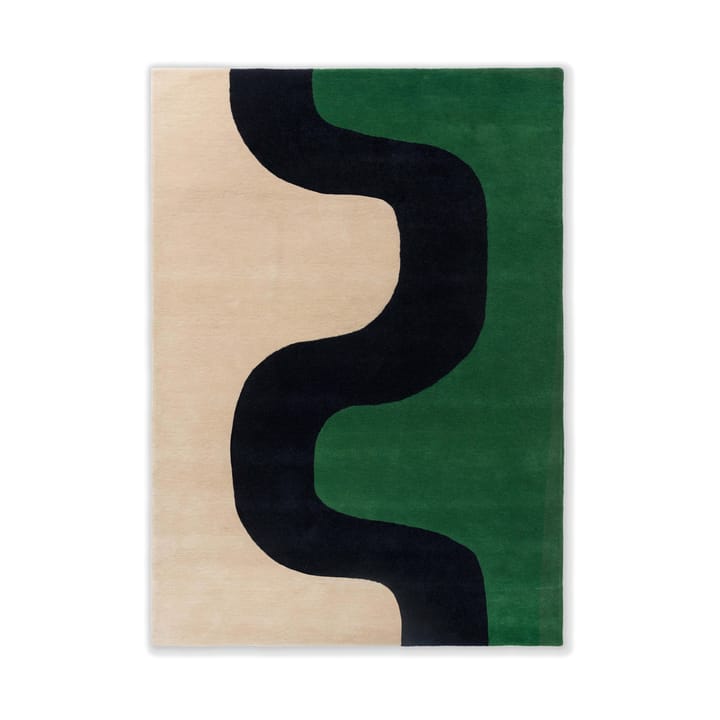 Seireeni uldtæppe - Green, 170x240 cm - Marimekko
