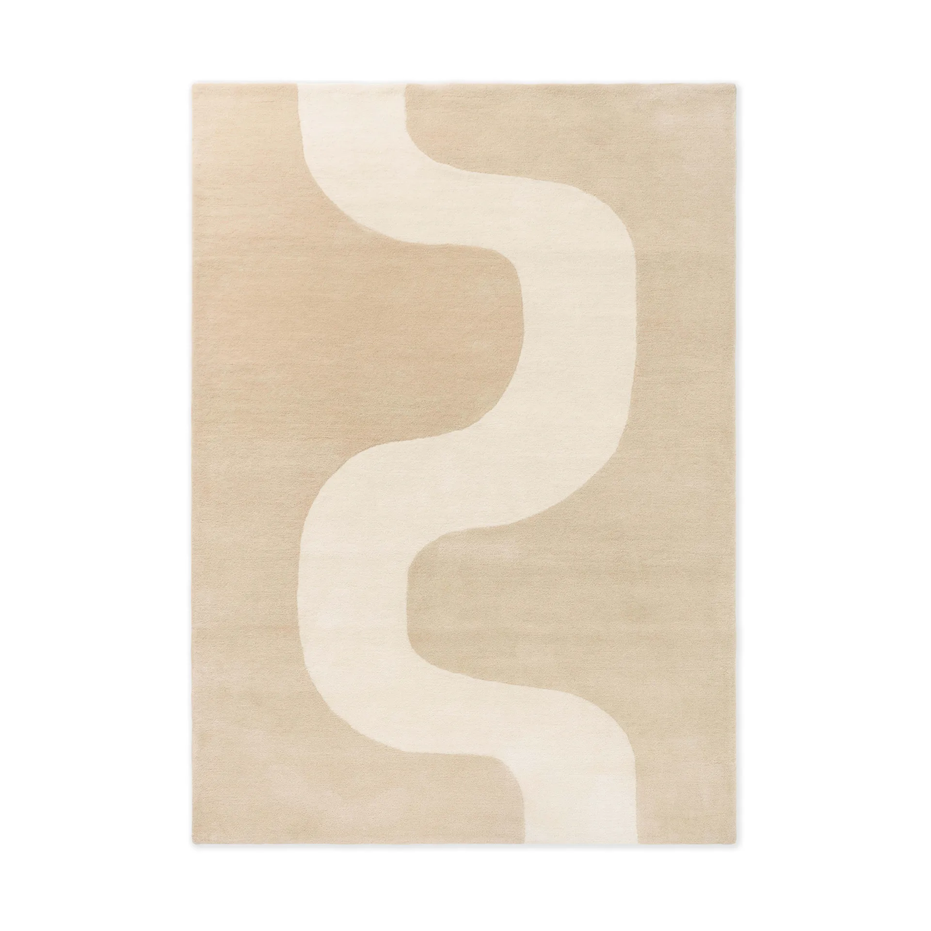 Seireeni uldtæppe, Warm Beige, 200x280 cm Marimekko