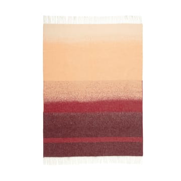 Selänne plaid 130x170 cm - Bordeaux-off white, peach - Marimekko