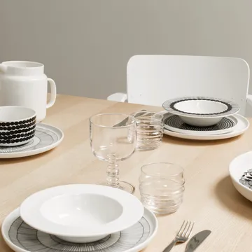 Siirtolapuutarha dyb tallerken Ø 20 cm 4 stk_sort - Marimekko