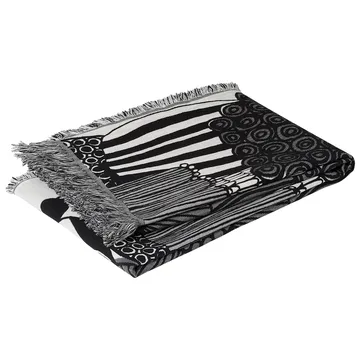 Siirtolapuutarha plaid 130x180 cm - Offwhite/Sort - Marimekko
