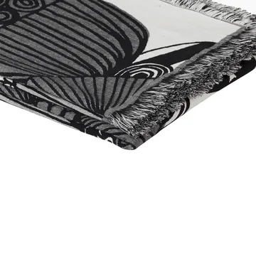 Siirtolapuutarha plaid 130x180 cm - Offwhite/Sort - Marimekko
