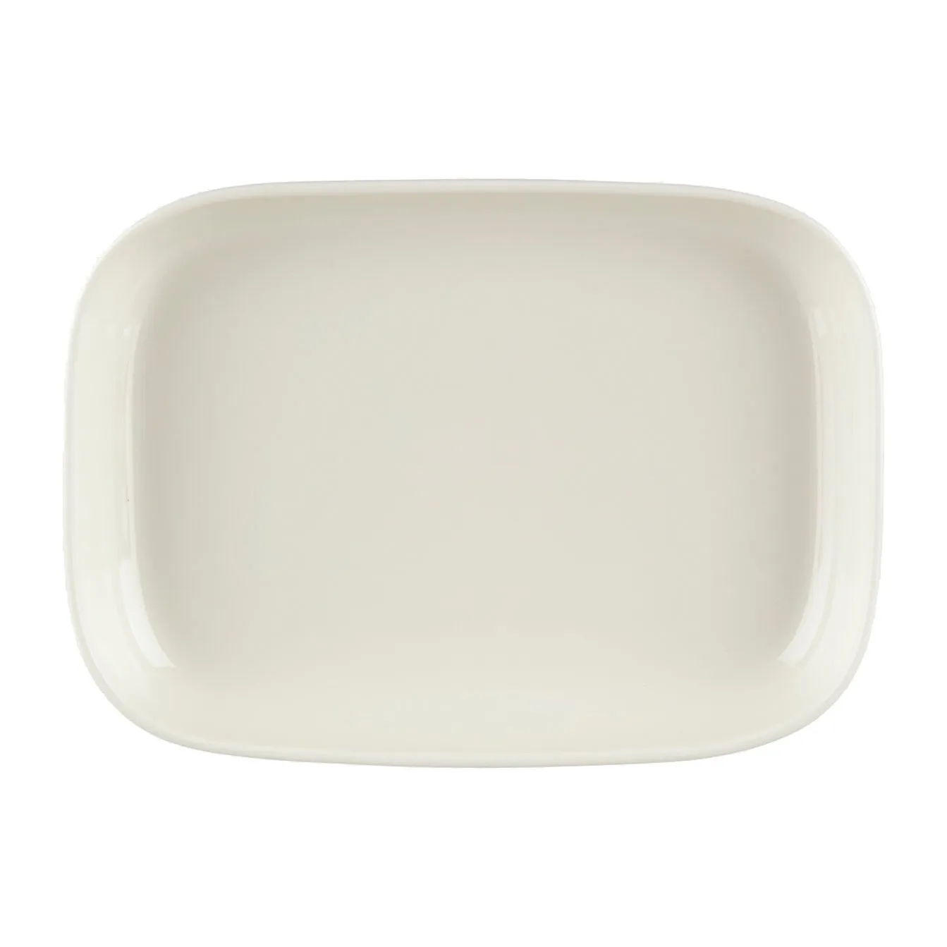 Siirtolapuutarha tallerken 18x25 cm, White/Clay Marimekko