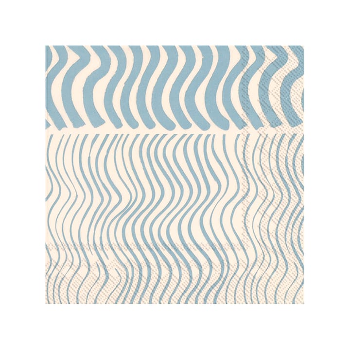 Silkkikuikka servietter 20-pak  - Light blue - Marimekko
