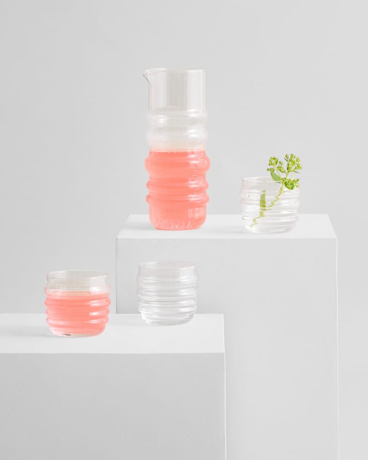 Sukat Makkaralla glas 2 stk, klar 2 stk Marimekko