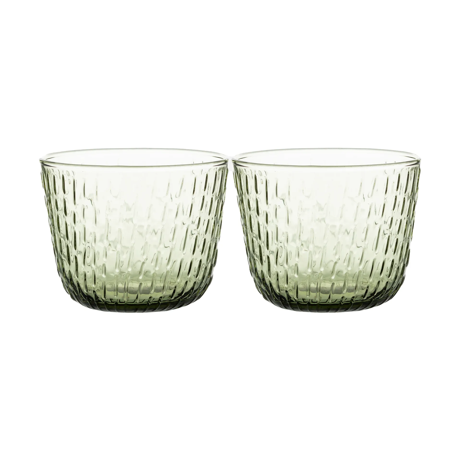 Syksy drikkeglas 2 dl 2-pak, Olive Marimekko