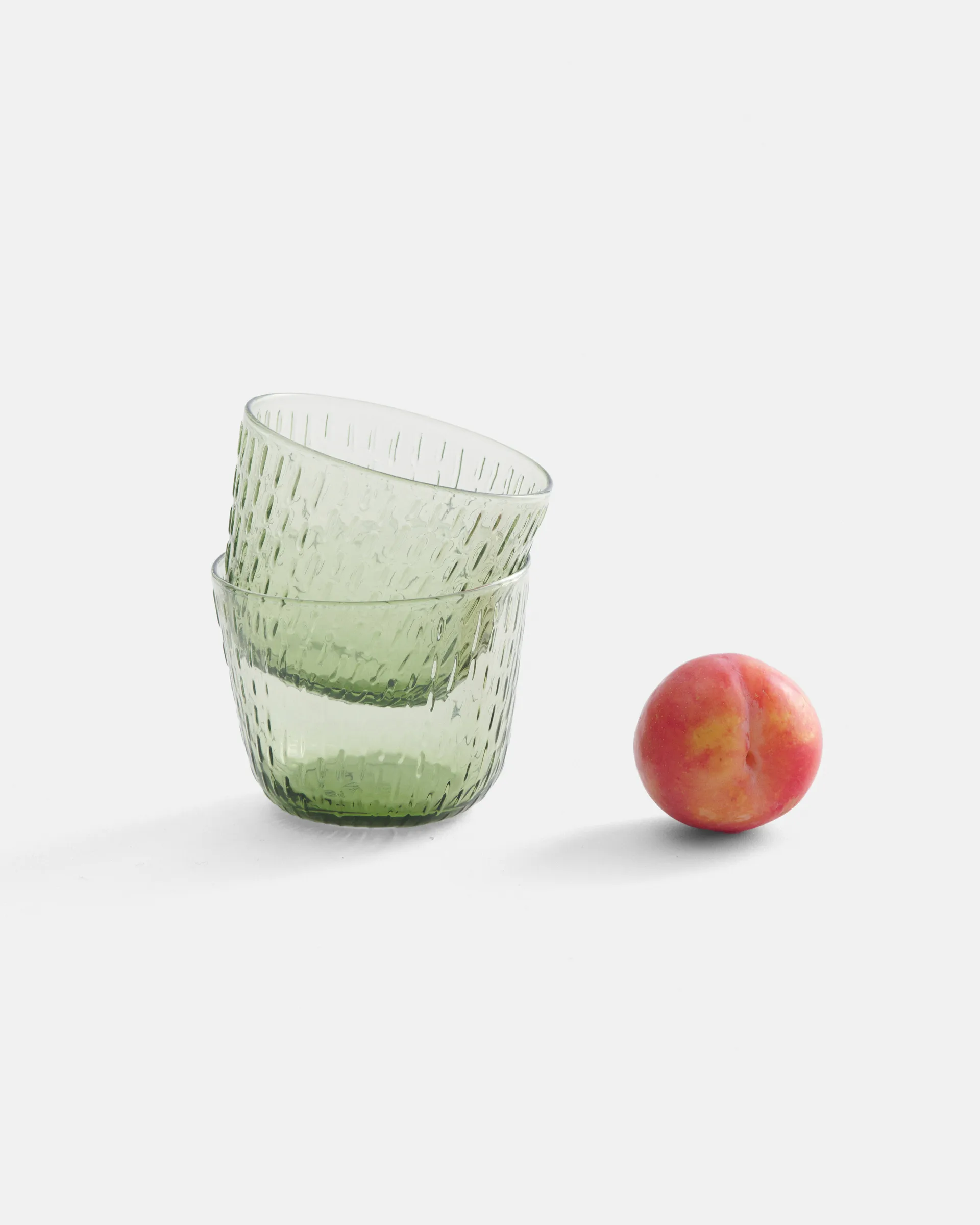 Syksy drikkeglas 2 dl 2-pak, Olive Marimekko