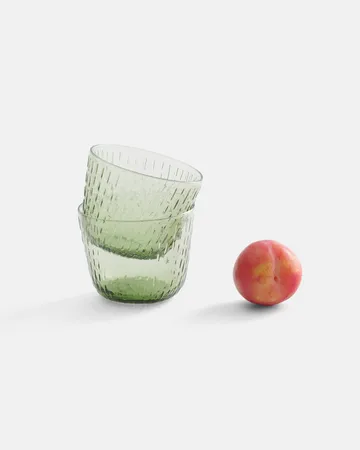 Syksy drikkeglas 2 dl 2-pak - Olive - Marimekko