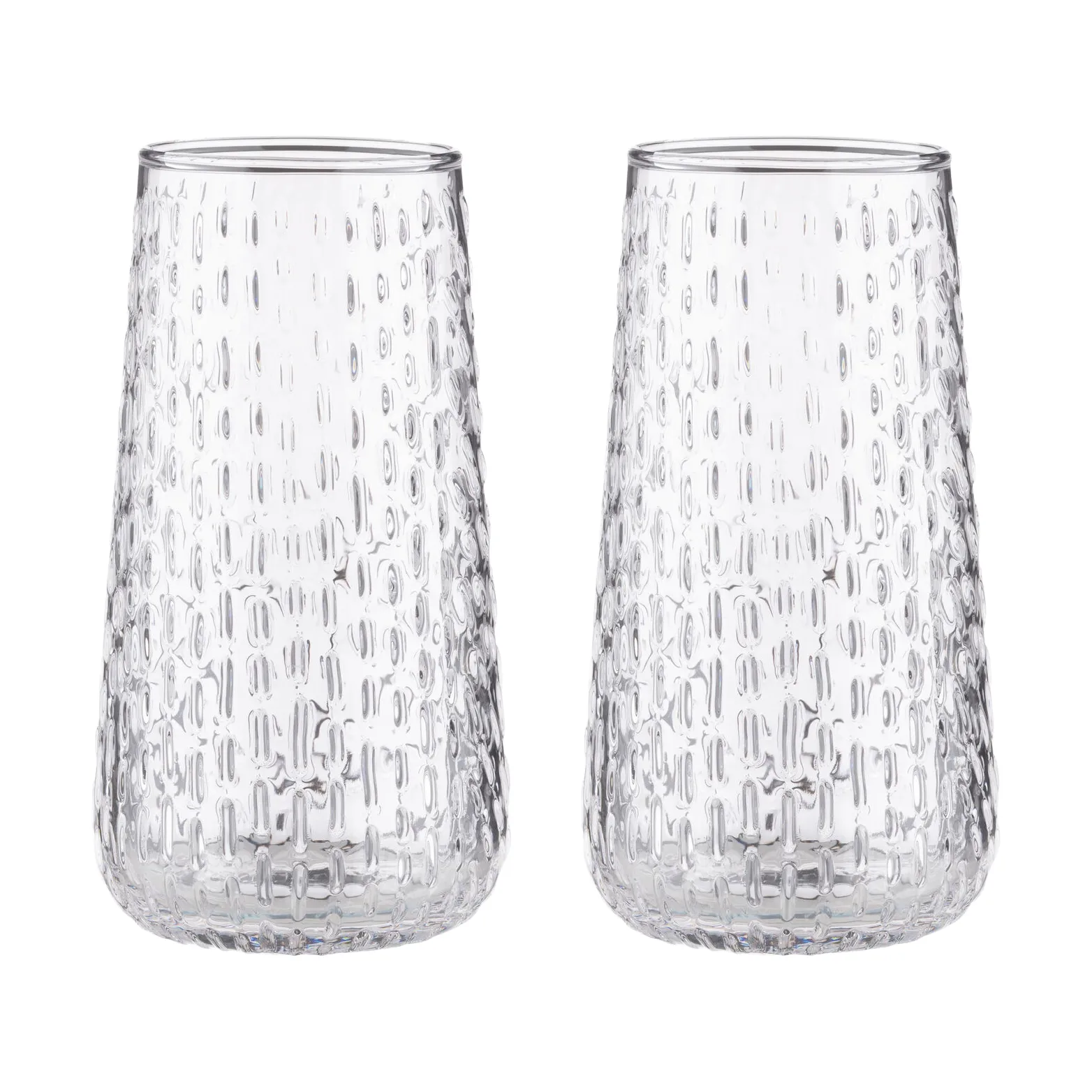 Syksy long tumbler glas 2-pak, Clear Marimekko