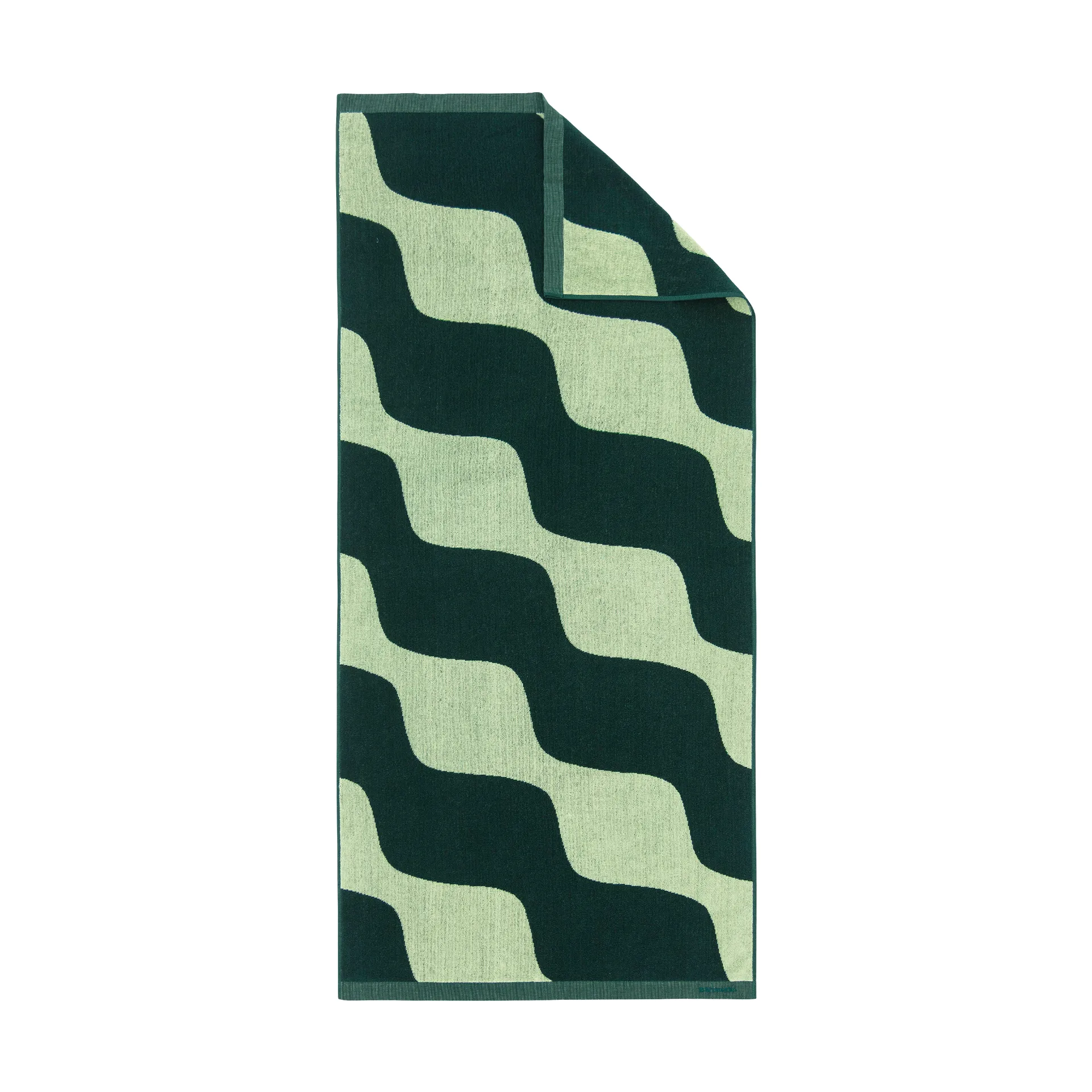Taifuuni badehåndklæde 70x150 cm, Pear-dark green Marimekko