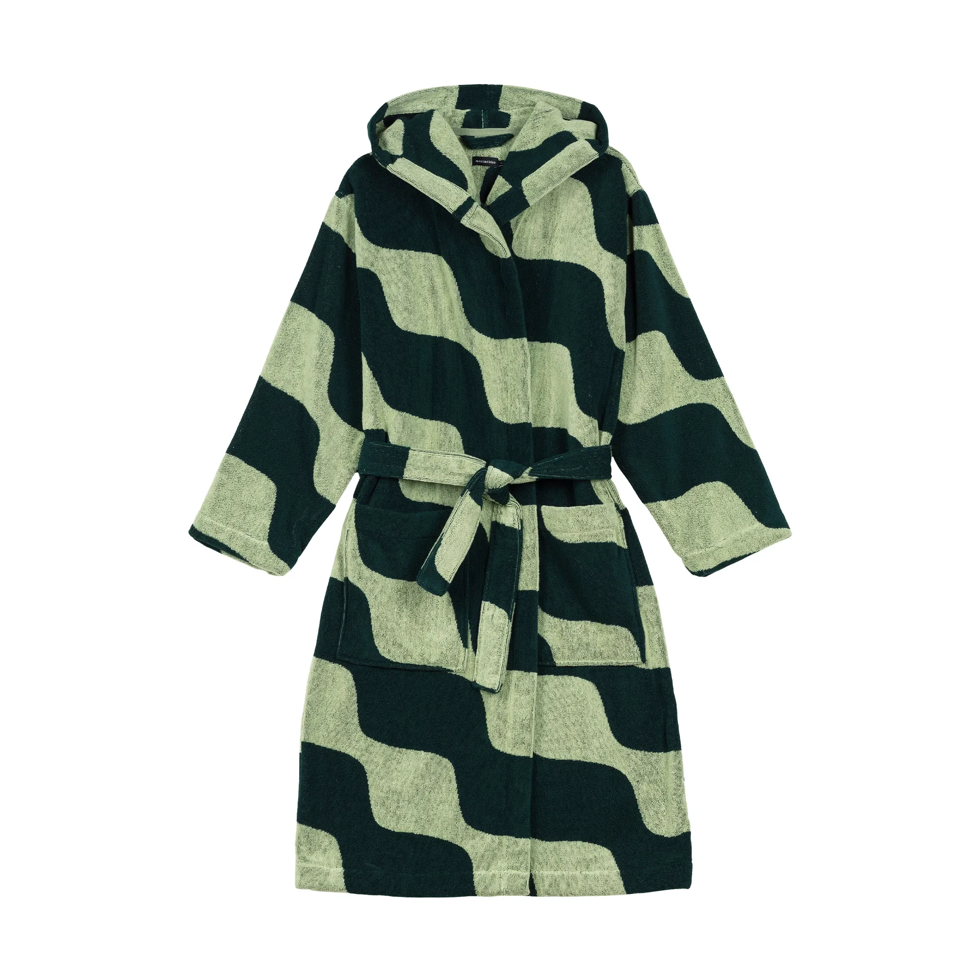 Taifuuni badekåbe bomuld, Pear-dark green, L Marimekko