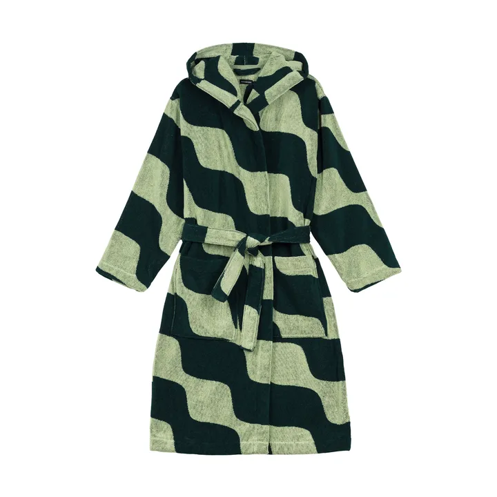 Taifuuni badekåbe bomuld - Pear-dark green - Marimekko