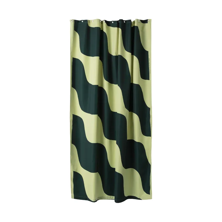 Taifuuni bruseforhæng 180x200 cm - Pear-dark green - Marimekko