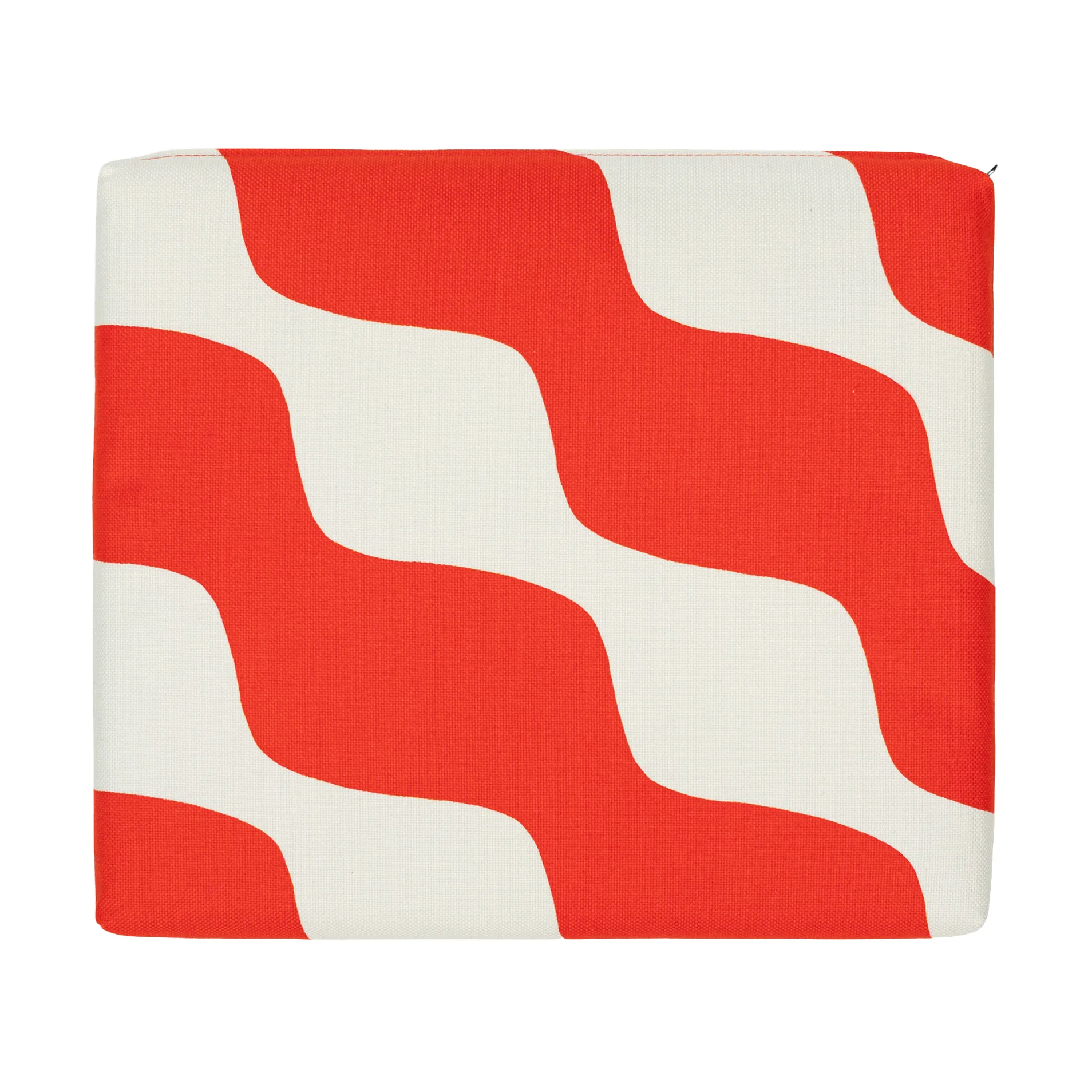 Taifuuni sædepude, Natural white, orange red, 40x35 cm Marimekko