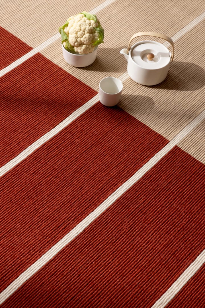 Tiibet uldtæppe, Burnt Orange, 200x280 cm Marimekko